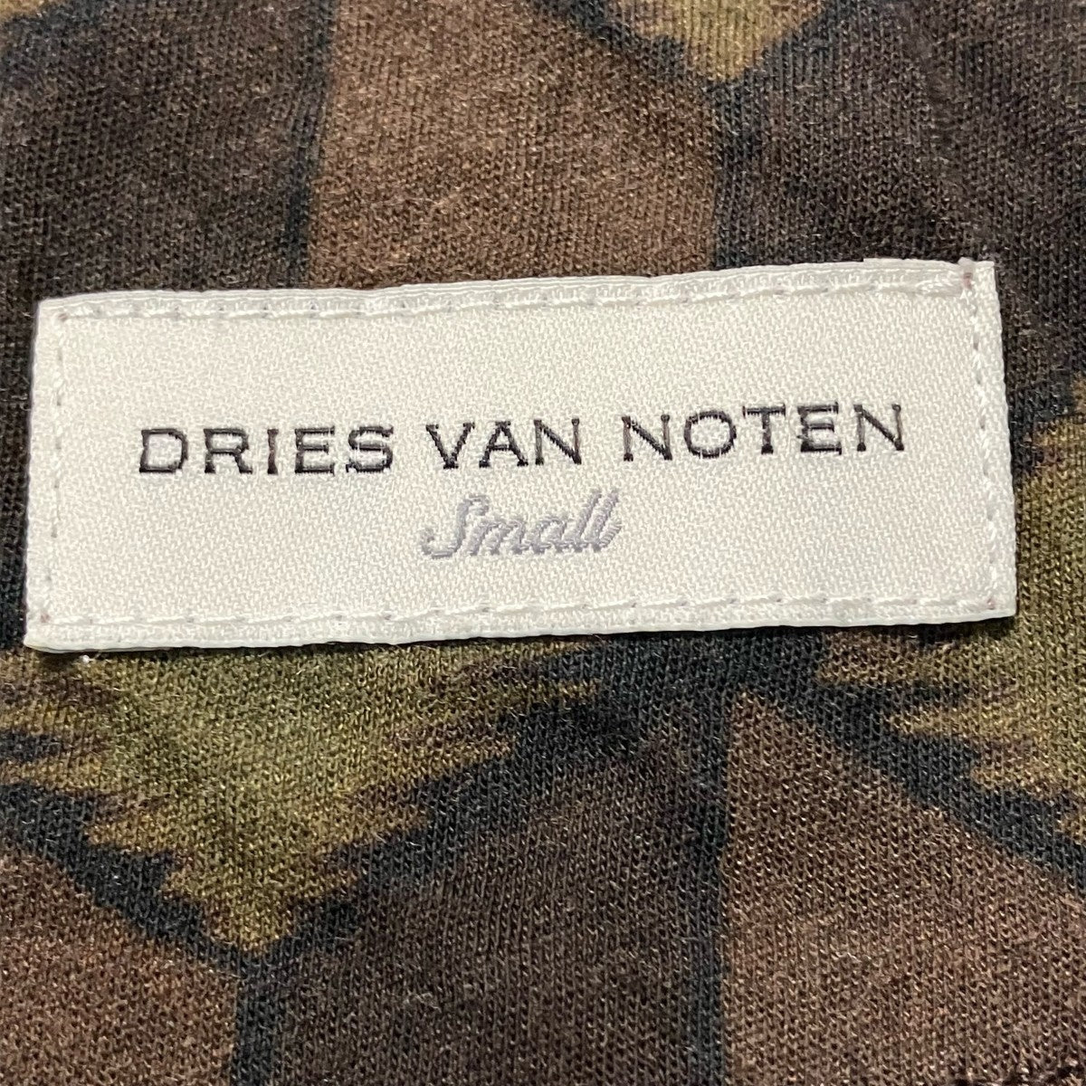 DRIES VAN NOTEN 総柄Tシャツ 古着・中古-7枚目のアイテム画像