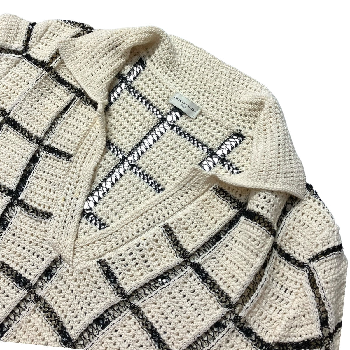 DRIES VAN NOTEN メッシュポロシャツ 古着・中古-3枚目のアイテム画像