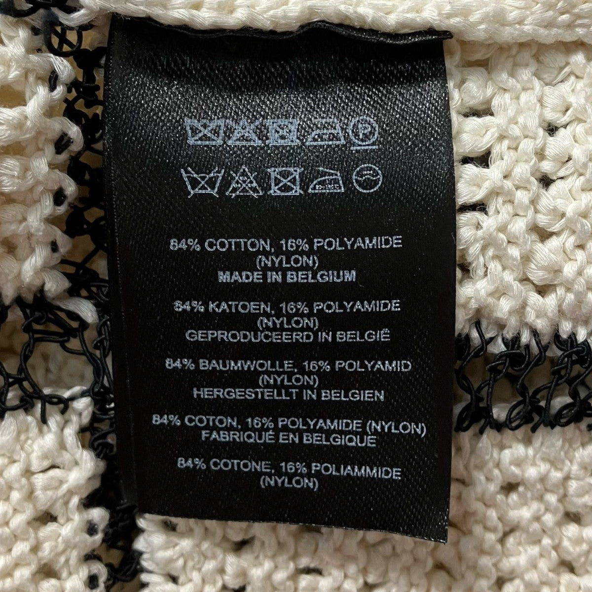 DRIES VAN NOTEN メッシュポロシャツ 古着・中古-7枚目のアイテム画像