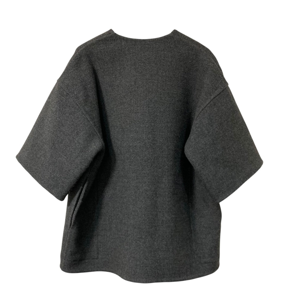 22AWノーカラーニットジャケットTP22A002