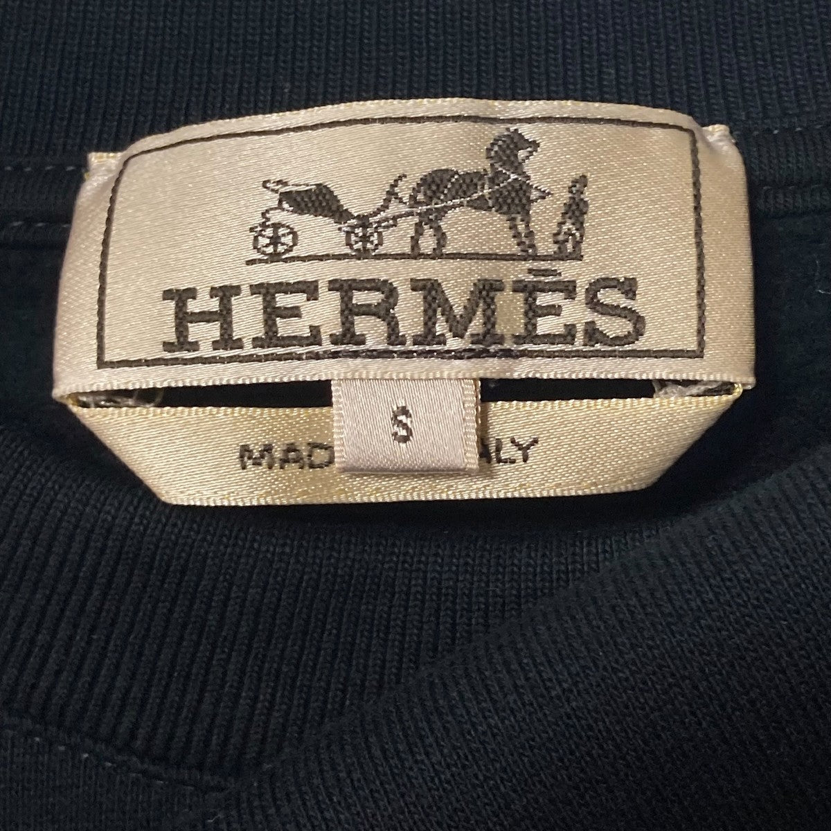 HERMES(エルメス) ラウンドネックスウェット エクスリブリスクルー