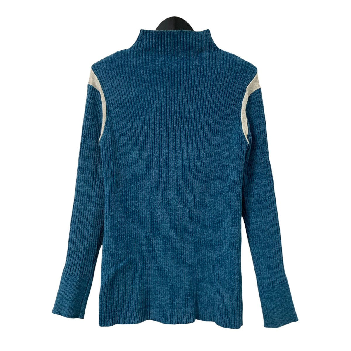 PADDED MOLE RIB PULLOVER肩切替ハイネックニットTN22AW001