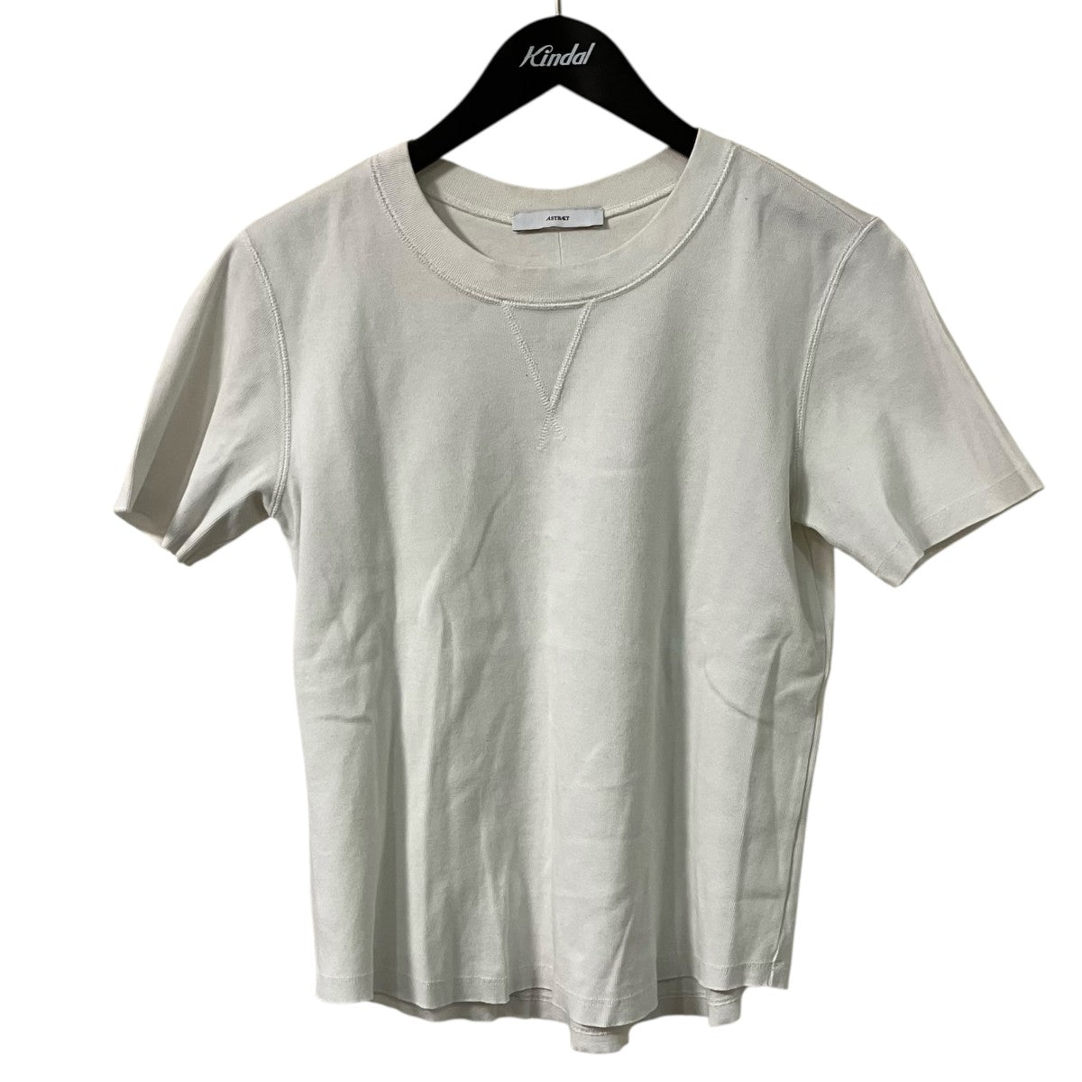 ASTRAET コットンフライス クルーネック ショートスリーブ カットソー半袖Tシャツ5417 214 0169 古着・中古-1枚目のアイテム画像