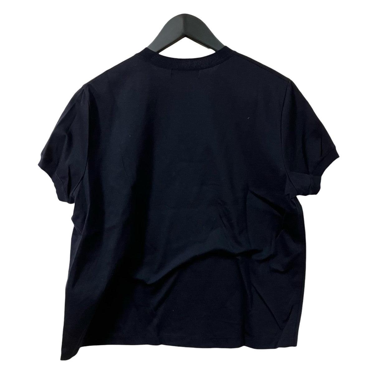 EBURE×Ron Herman コットンポンチ ニットカラー ティーコットンTシャツ