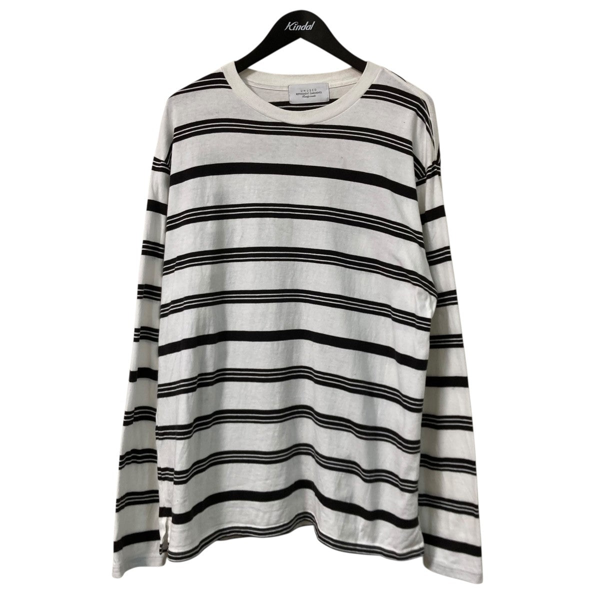 UNUSED Long sleeve border T-shirtボーダーカットソーUS2430 古着・中古-1枚目のアイテム画像