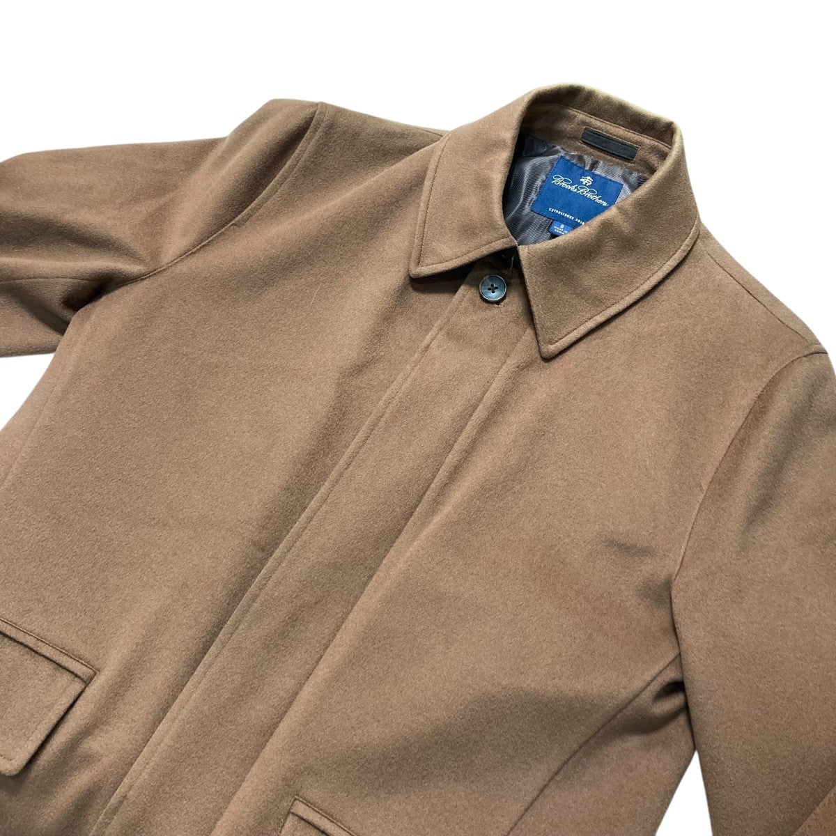 BROOKS BROTHERS Wポケットステンカラーコート100045440 古着・中古-3枚目のアイテム画像