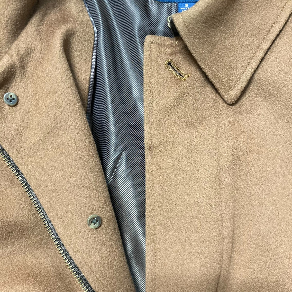 BROOKS BROTHERS Wポケットステンカラーコート100045440 古着・中古-5枚目のアイテム画像