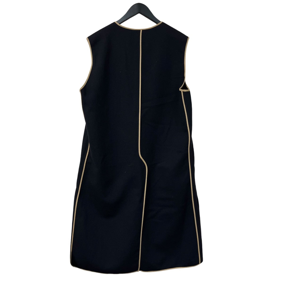 DRIES VAN NOTEN 24AWパイピングロングベスト242 020227 古着・中古-2枚目のアイテム画像