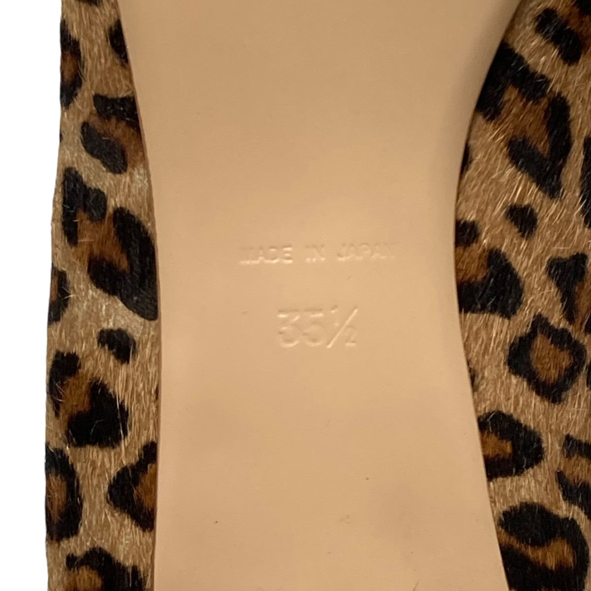 CHRISTEL8レオパードポインテッドトゥパンプス
