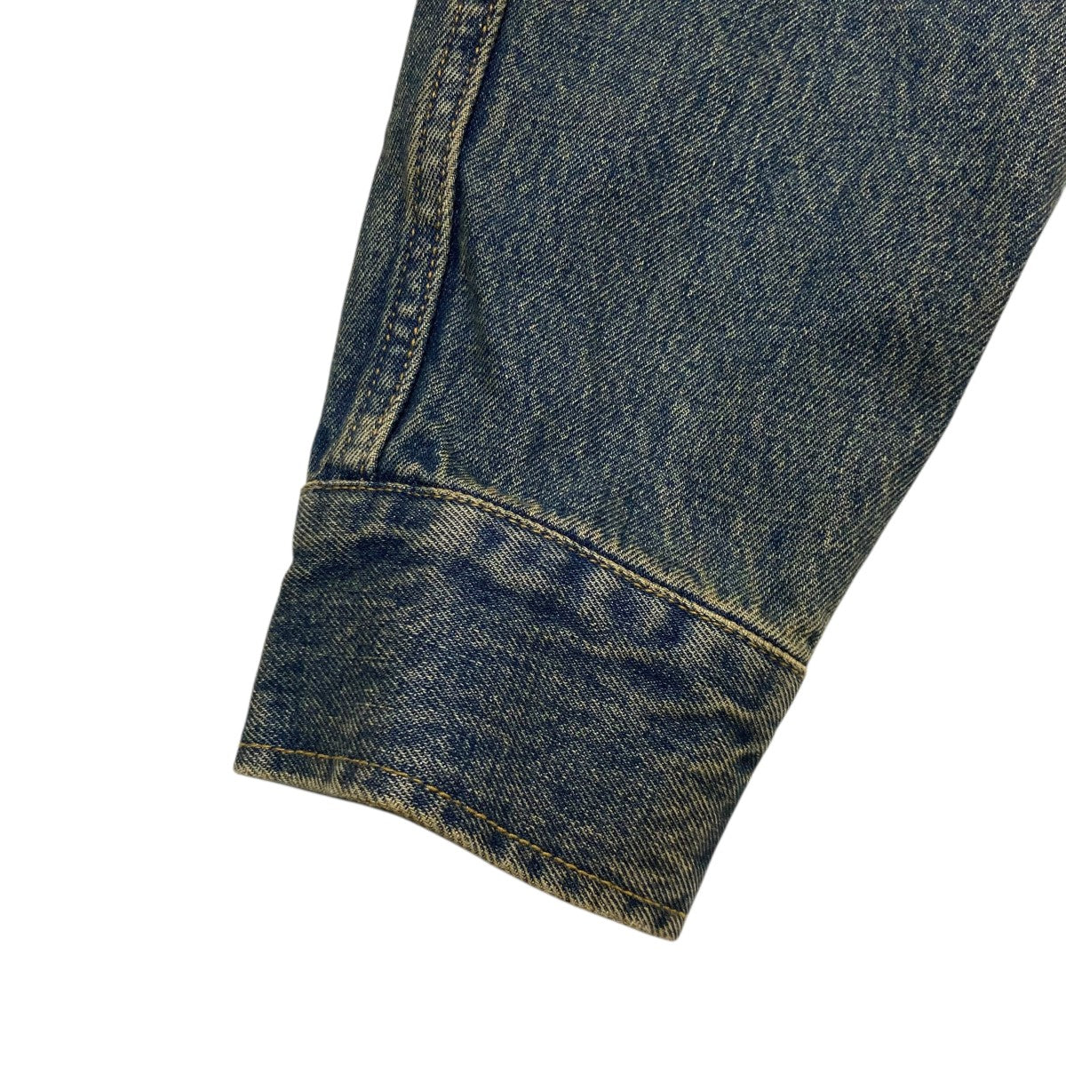 FRINGE DENIM SHIRTSヴィンテージライクデニムシャツJN FW24 023