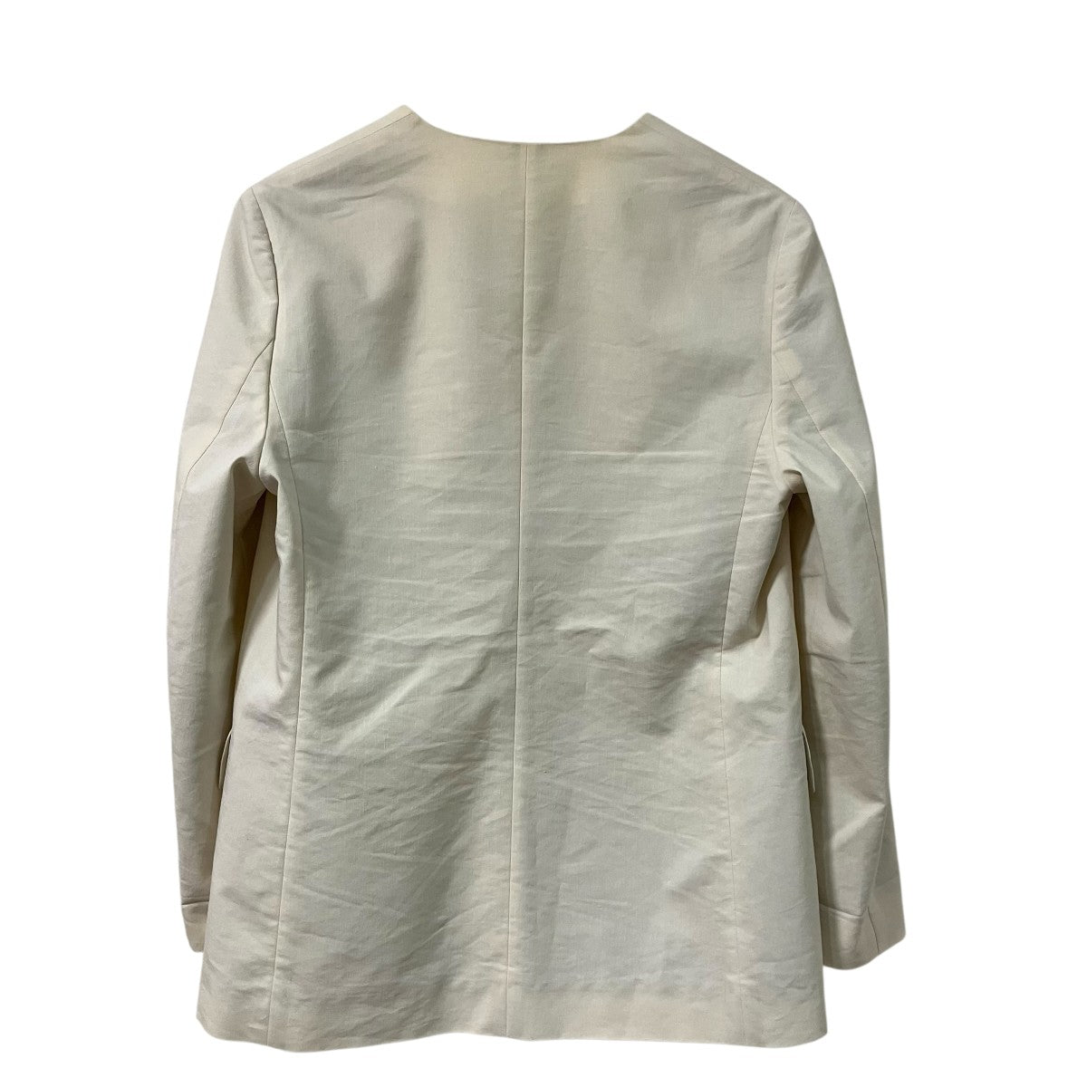 BALLSEY 24SSリネンレーヨンストレッチ ノーカラージャケットノーカラージャケット11074207231 古着・中古-2枚目のアイテム画像