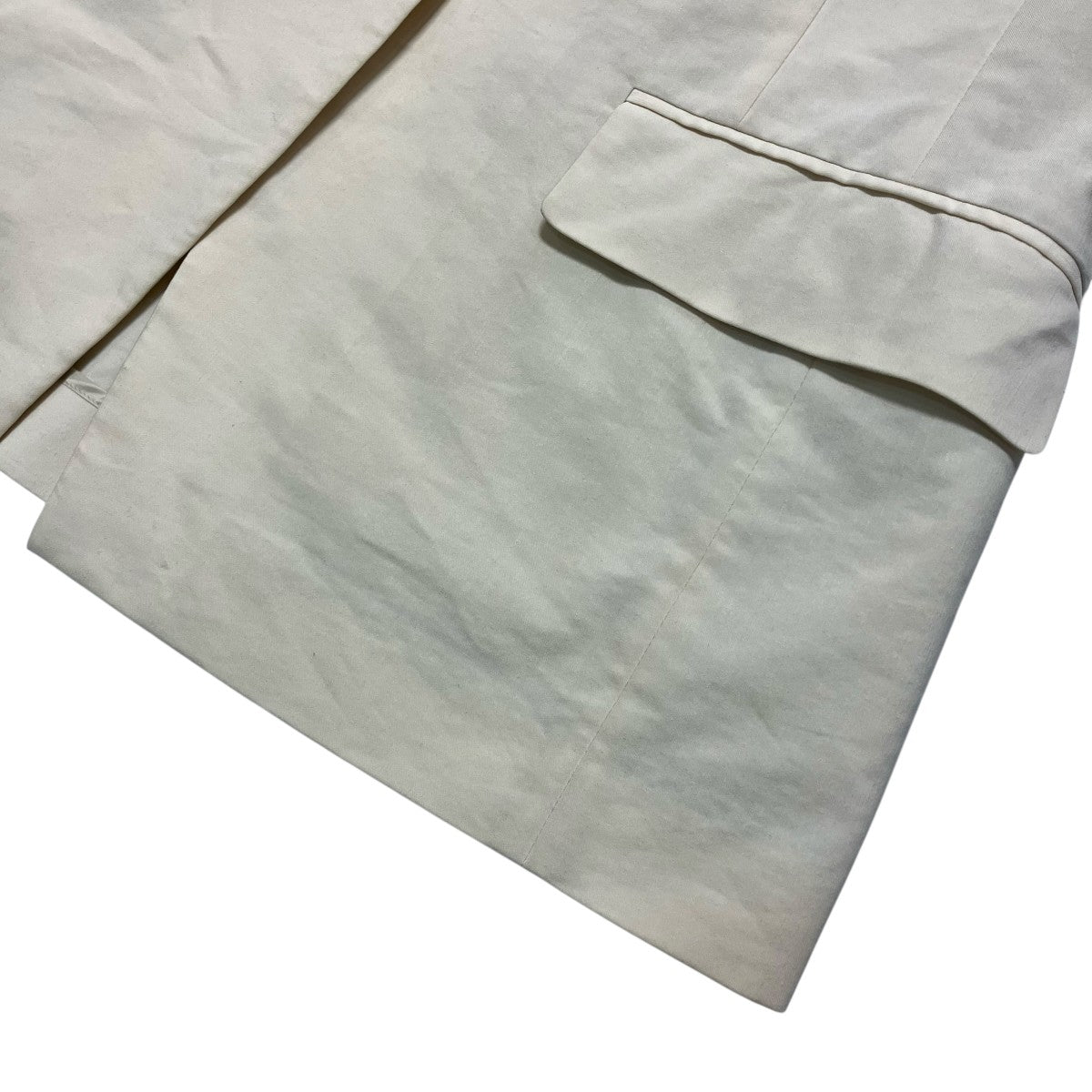 BALLSEY 24SSリネンレーヨンストレッチ ノーカラージャケットノーカラージャケット11074207231 古着・中古-5枚目のアイテム画像