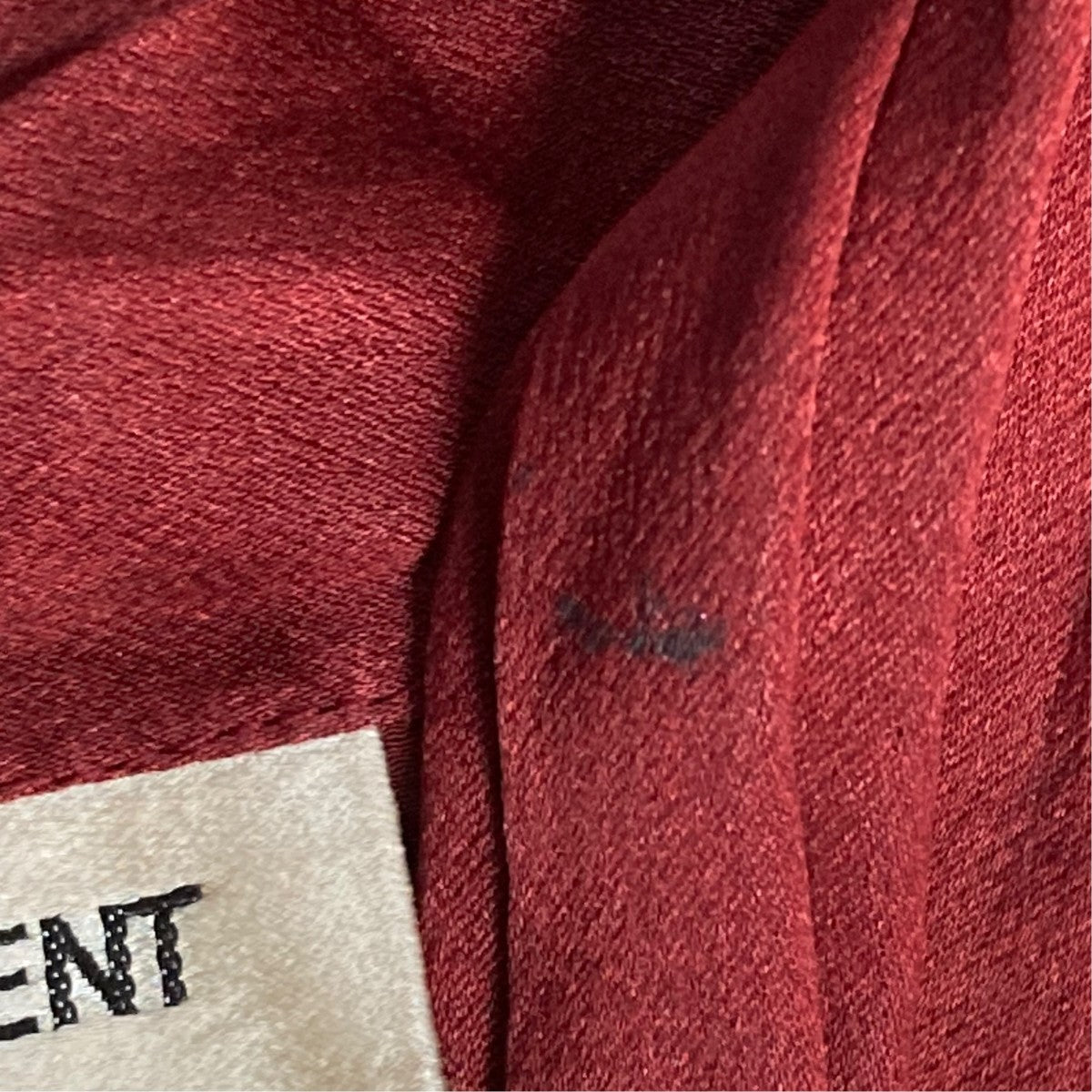 Saint Laurent Paris 20SSシルクリボンタイシャツS28I 630996 Y2B43 6160 古着・中古-8枚目のアイテム画像