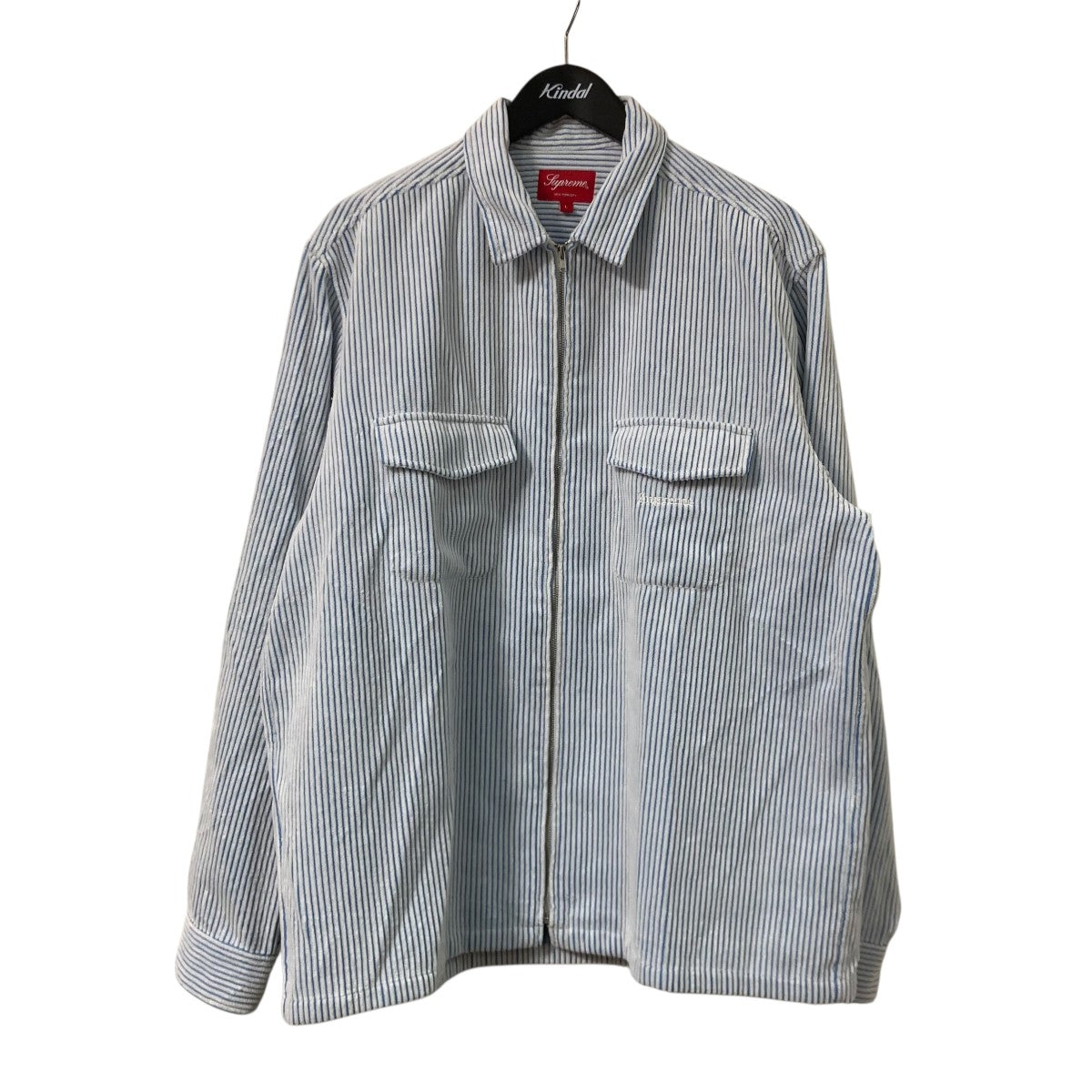 Supreme(シュプリーム) 2 TONE CORDUROY ZIP UP SHIRTコーデュロイ
