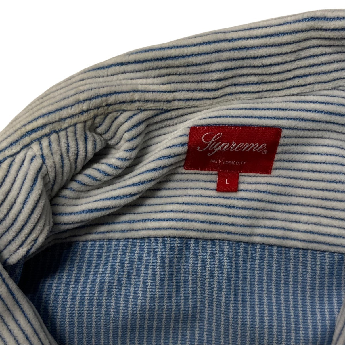 Supreme(シュプリーム) 2 TONE CORDUROY ZIP UP SHIRTコーデュロイ