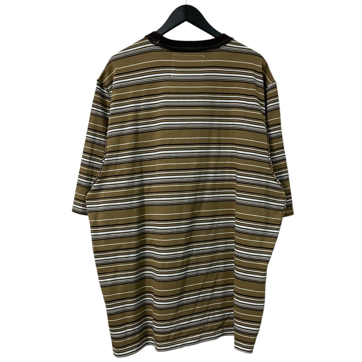 CAMIEL FORTGENS BIG TEEボーダーTシャツ 古着・中古-2枚目のアイテム画像