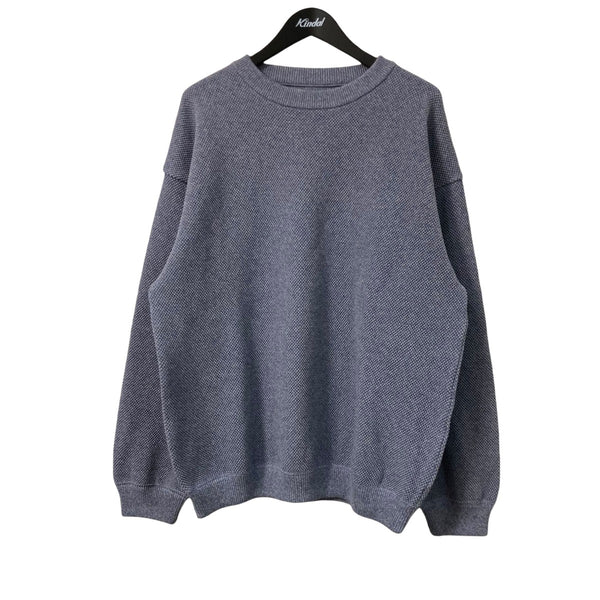 crepuscule(クレプスキュール) Moss Stitch L S Sweatクルーネック