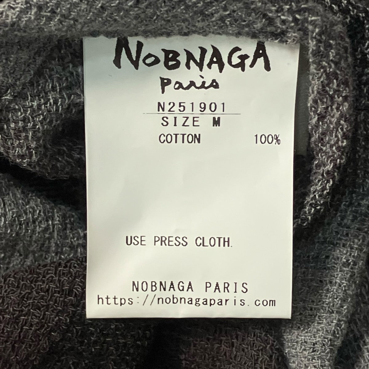 Nobnaga Paris No-Side-Seam T-shirt -plaid-チェックＴシャツN251901 古着・中古-6枚目のアイテム画像