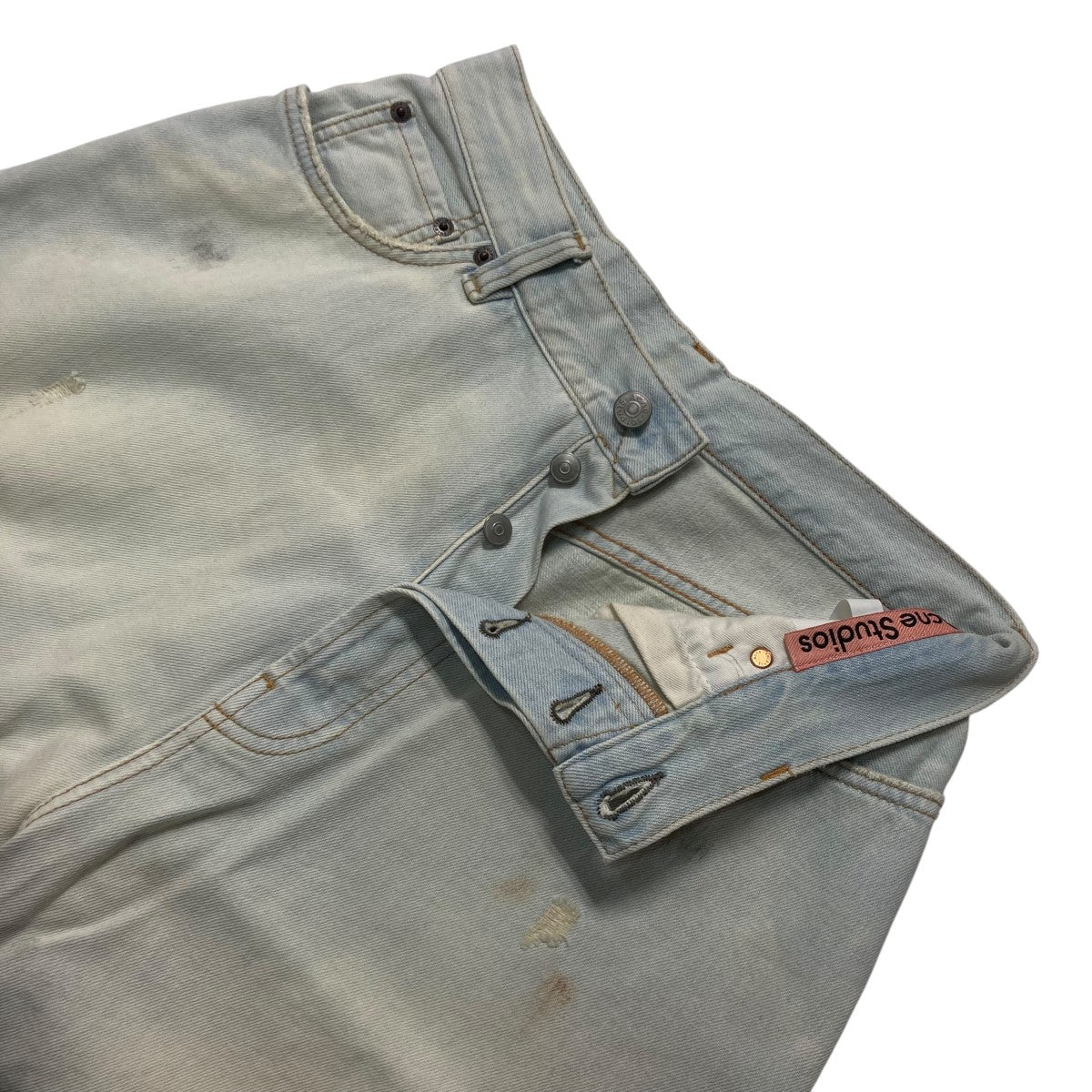 SUPER BAGGY FIT JEANS - 2023ダメージ加工ジーンズ2023M FN Shorebreak