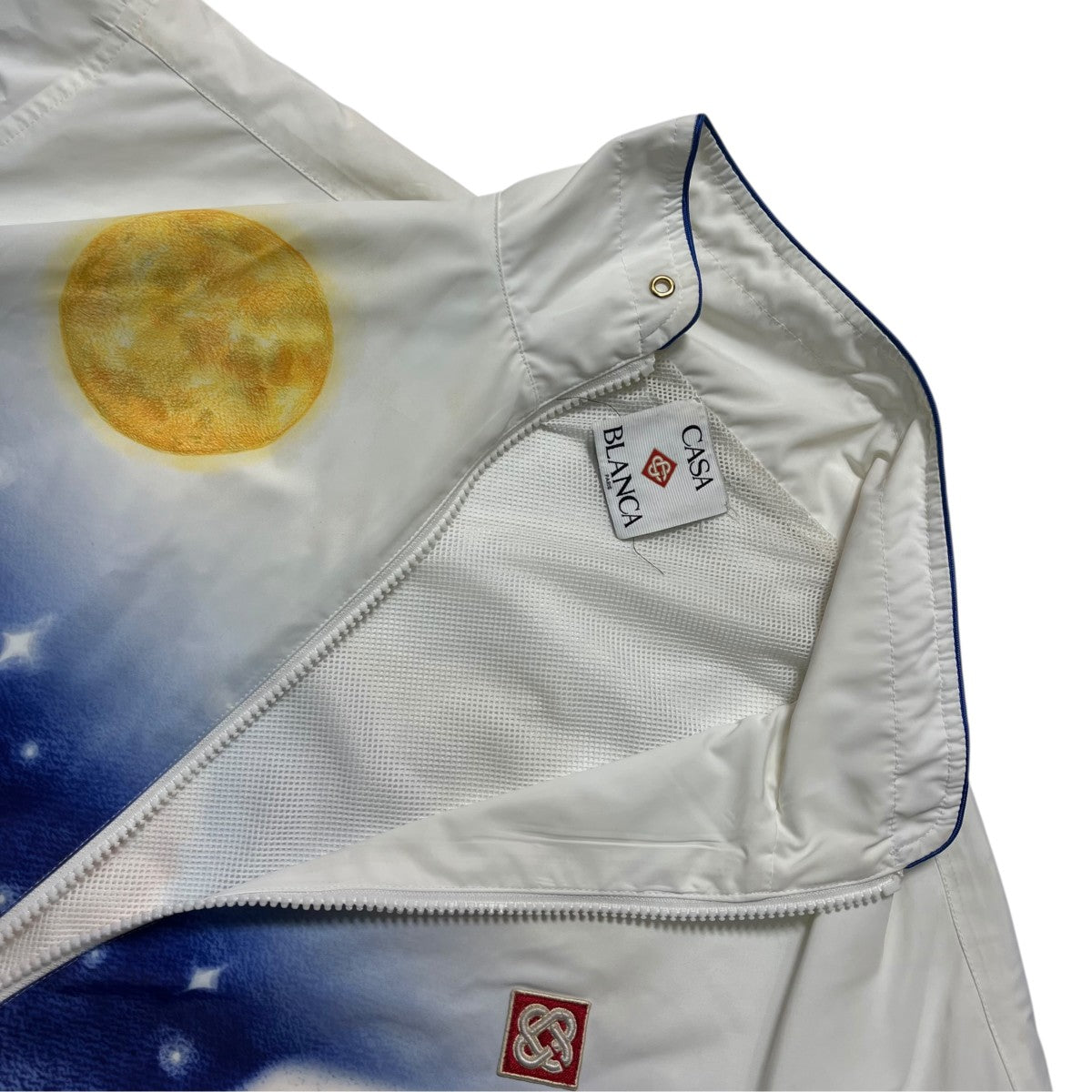 CASABLANCA 25SSMidnight Acropolis Windbreaker JacketジップブルゾンMPS25 JK 033 01 古着・中古-3枚目のアイテム画像