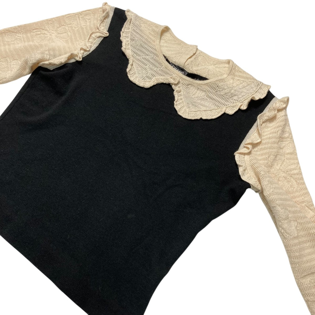 CHANEL カシミヤシルクニット P54820K07199 古着・中古-3枚目のアイテム画像