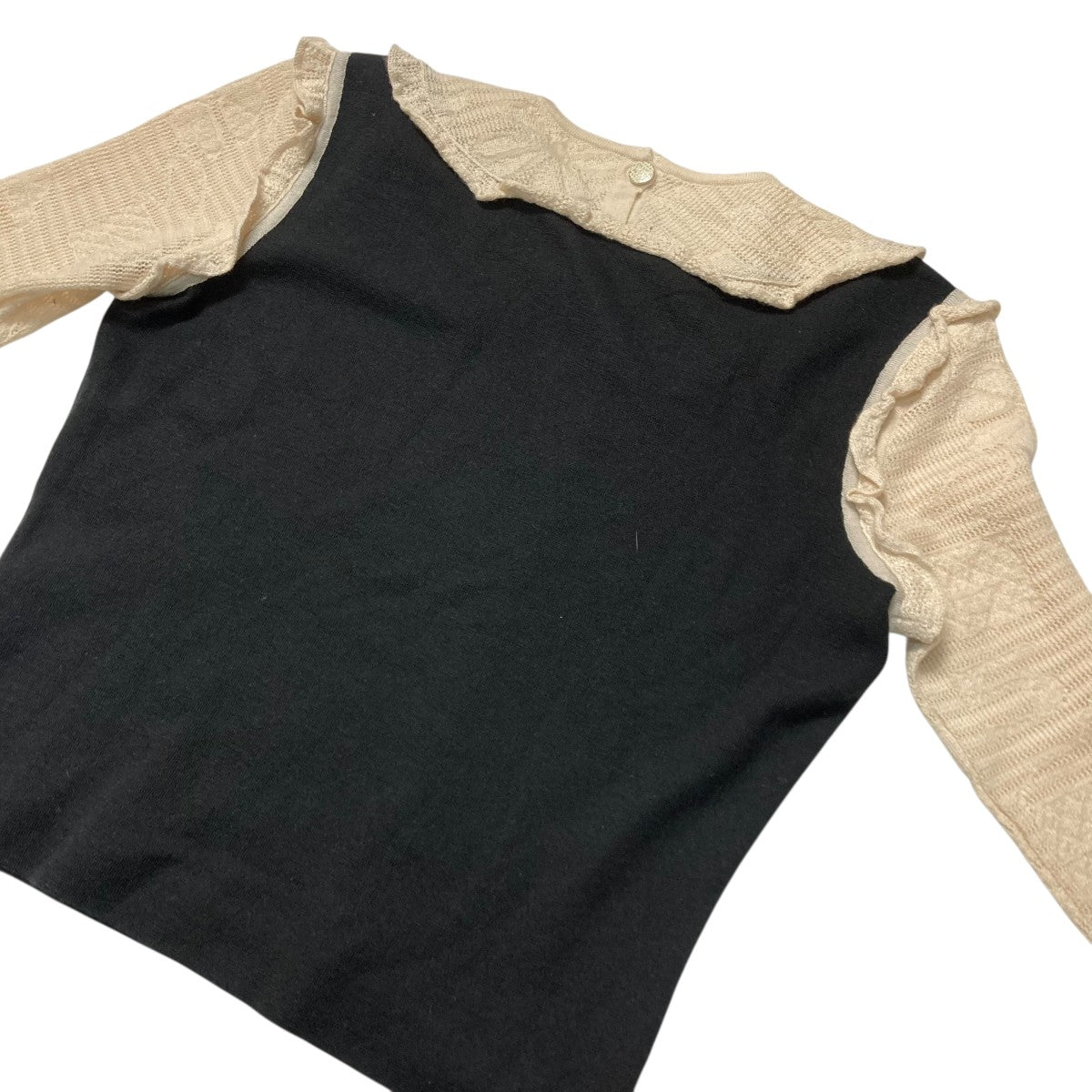 CHANEL カシミヤシルクニット P54820K07199 古着・中古-4枚目のアイテム画像