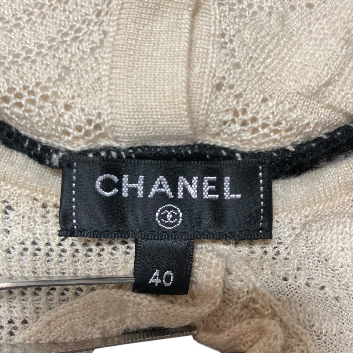 CHANEL カシミヤシルクニット P54820K07199 古着・中古-8枚目のアイテム画像
