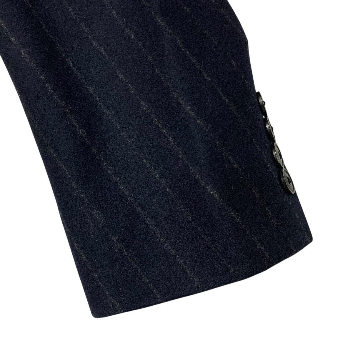 HEUGN(ユーゲン) “Adam” Wide Stripe 6Bウールテーラードジャケット
