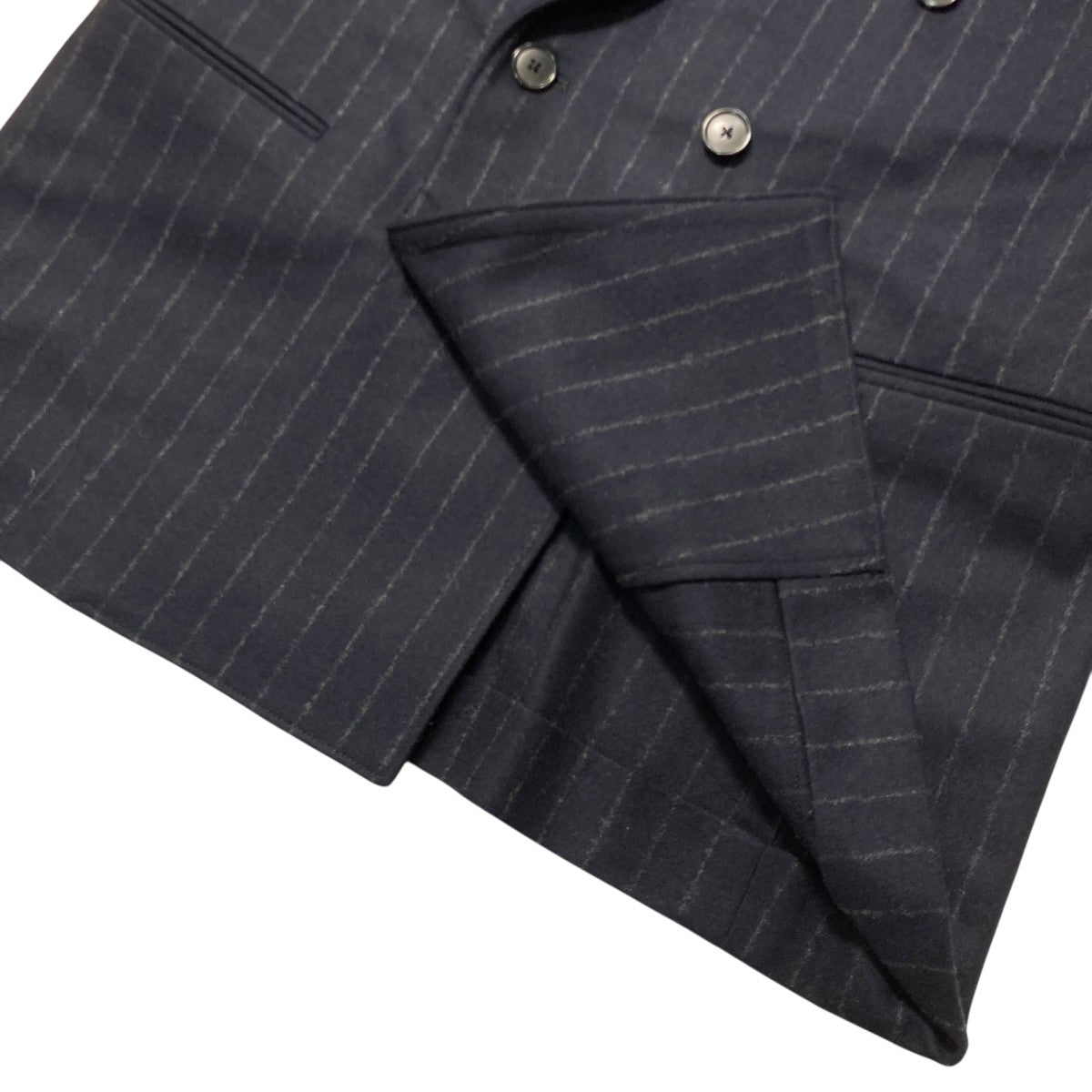 “Adam”  Wide Stripe 6BウールテーラードジャケットJACKT037