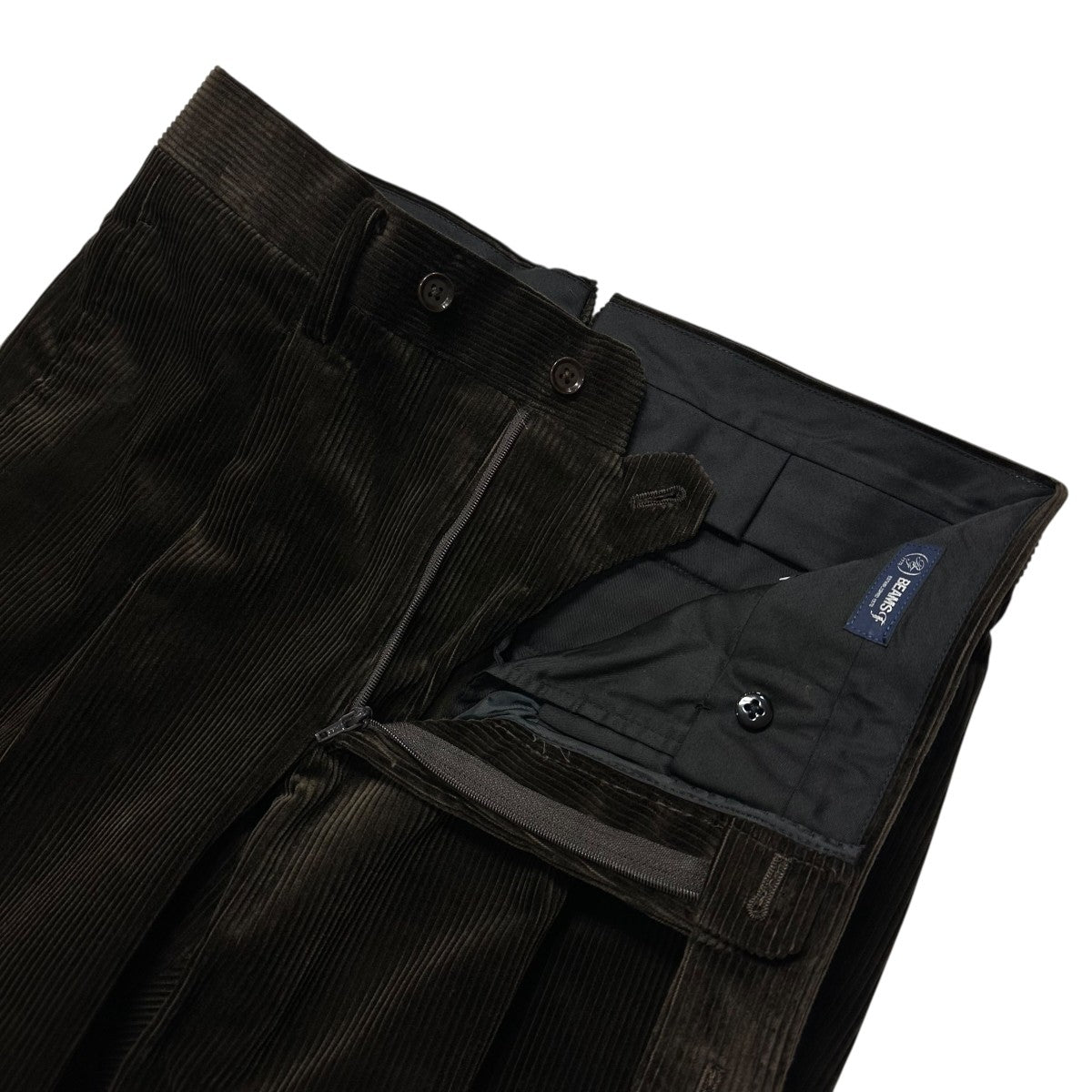BEAMS F(ビームスエフ) DUCA VISCONTI ダークブラウン コーデュロイ