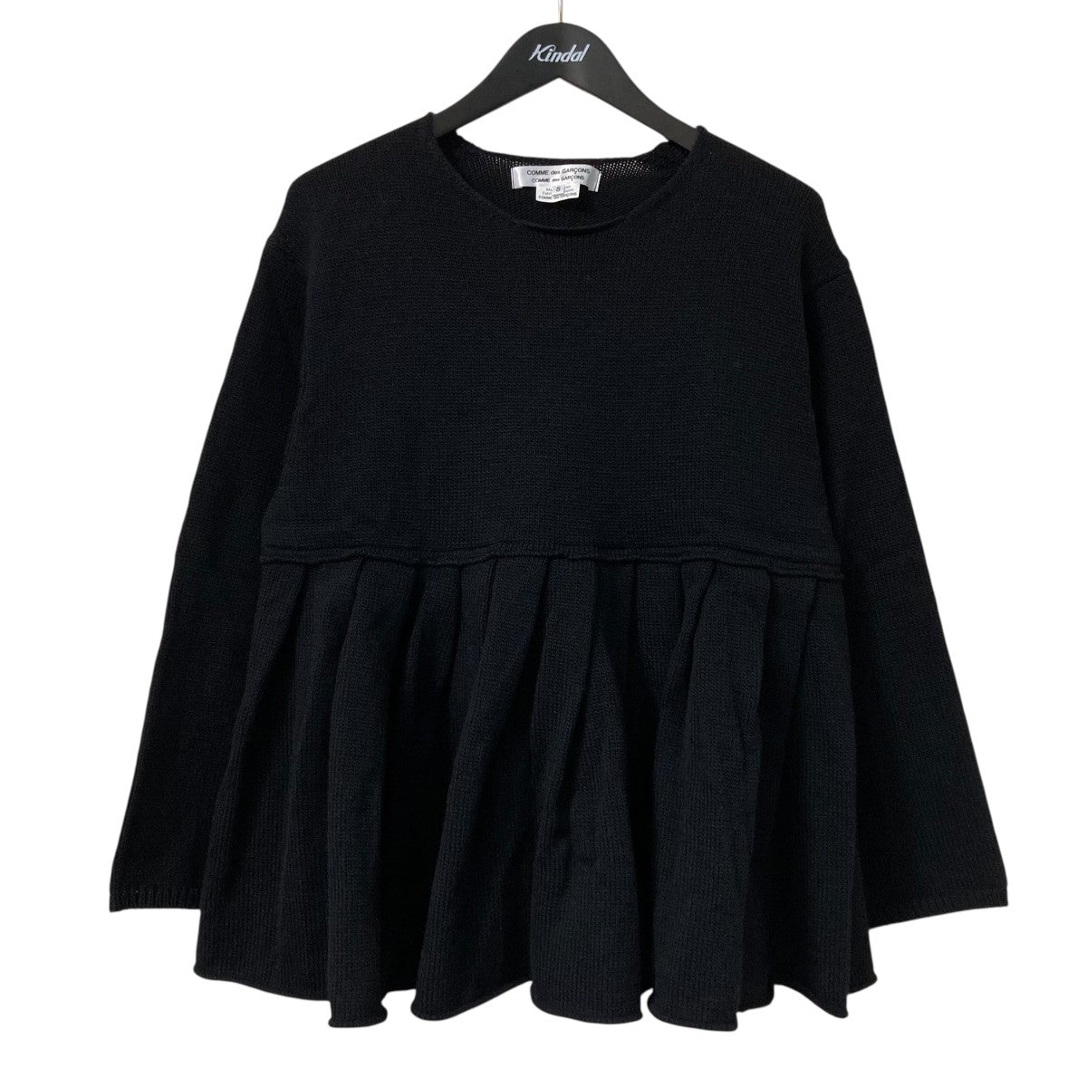 コムデギャルソンコムデギャルソン フリル丸襟ブラウス 長袖 コムコム 15AW コムデギャルソンコムデギャルソン フリル丸襟ブラウス 長袖 コムコム