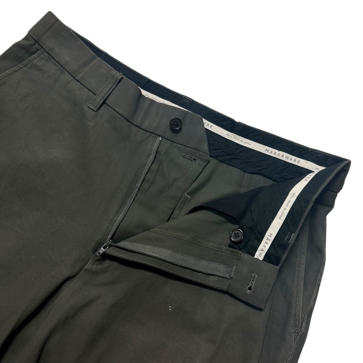 MARKAWARE 25SSORGANIC COTTON VOILE YARN TWILL WIDE CARPENTER TROUSERSコットンパンツA25A05PT02C 古着・中古-3枚目のアイテム画像