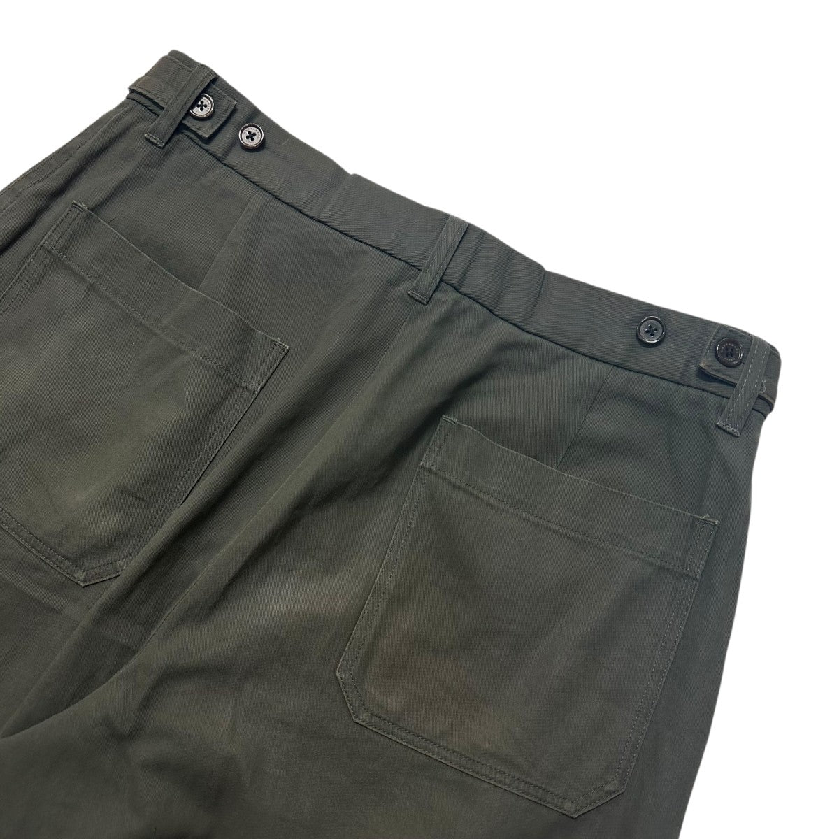 MARKAWARE 25SSORGANIC COTTON VOILE YARN TWILL WIDE CARPENTER TROUSERSコットンパンツA25A05PT02C 古着・中古-4枚目のアイテム画像