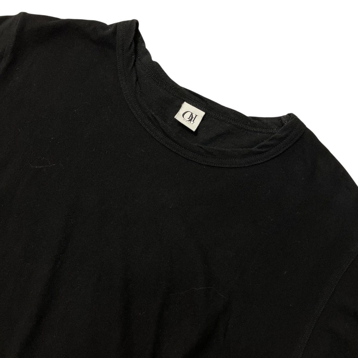 コットンカシミヤクルーネックＴシャツ