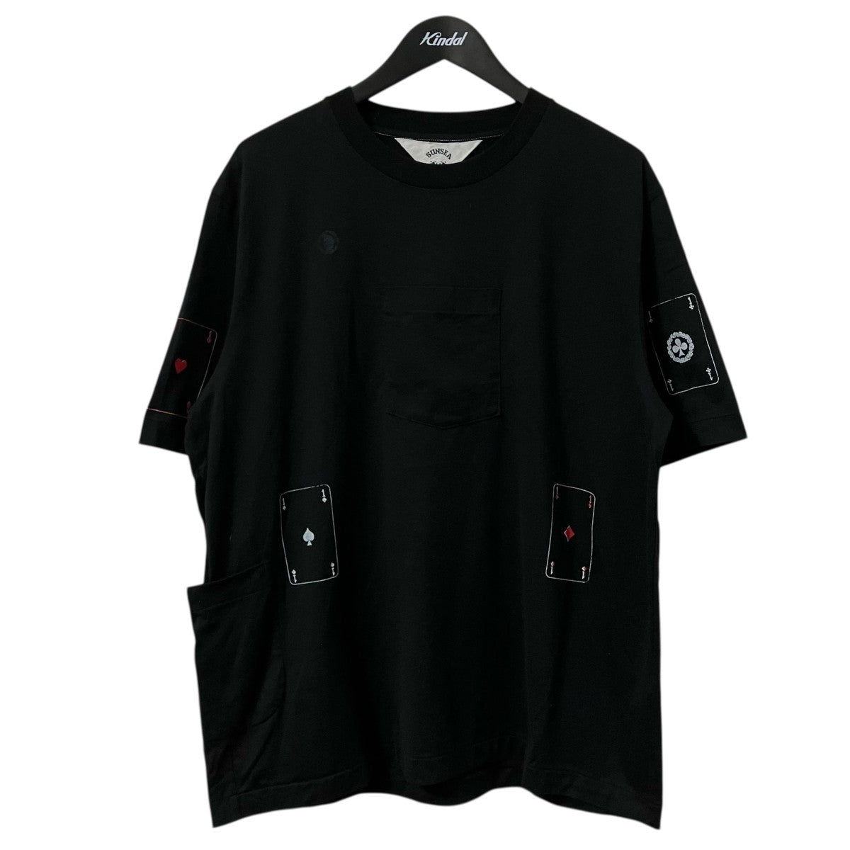 SUNSEA トランプパターンＴシャツSANSEA2860 古着・中古-1枚目のアイテム画像