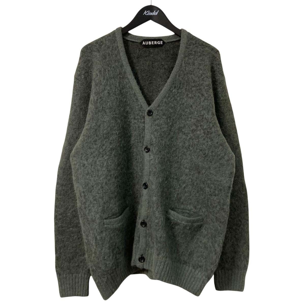 AUBERGE(オーベルジュ) KURTVネックカーディガン グリーン サイズ 44