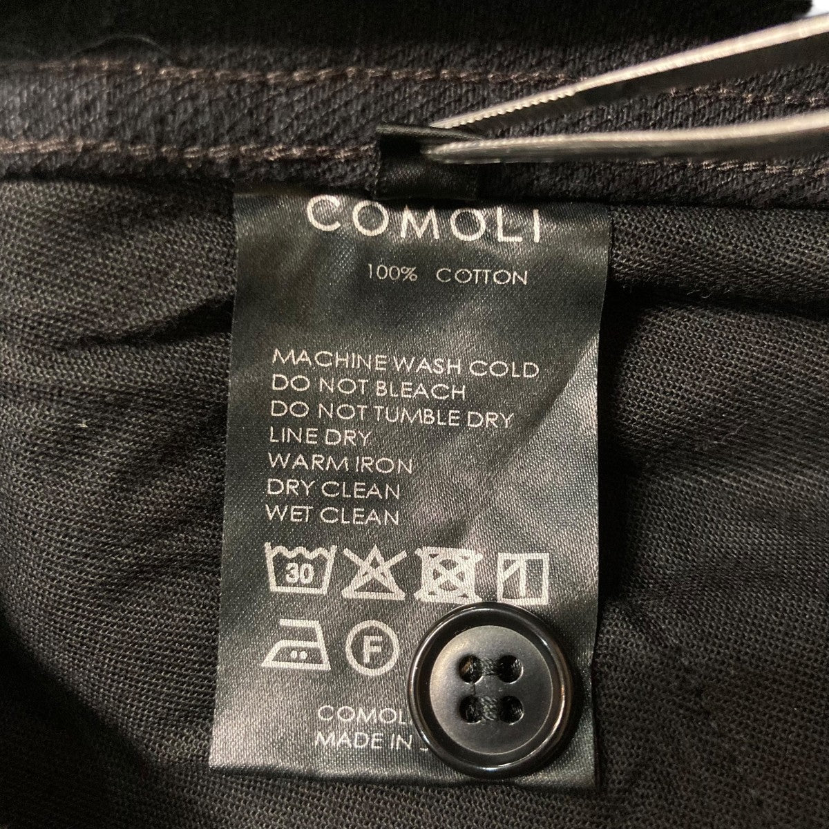 COMOLI(コモリ) 25AWブラックデニム ベルテッドパンツデニムパンツC03