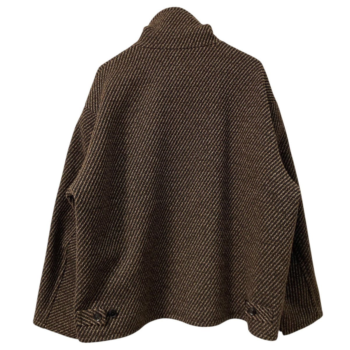 23AWFRONT ZIP STAND COLLAR BLOUSONウールブルゾンYK23FW0516B