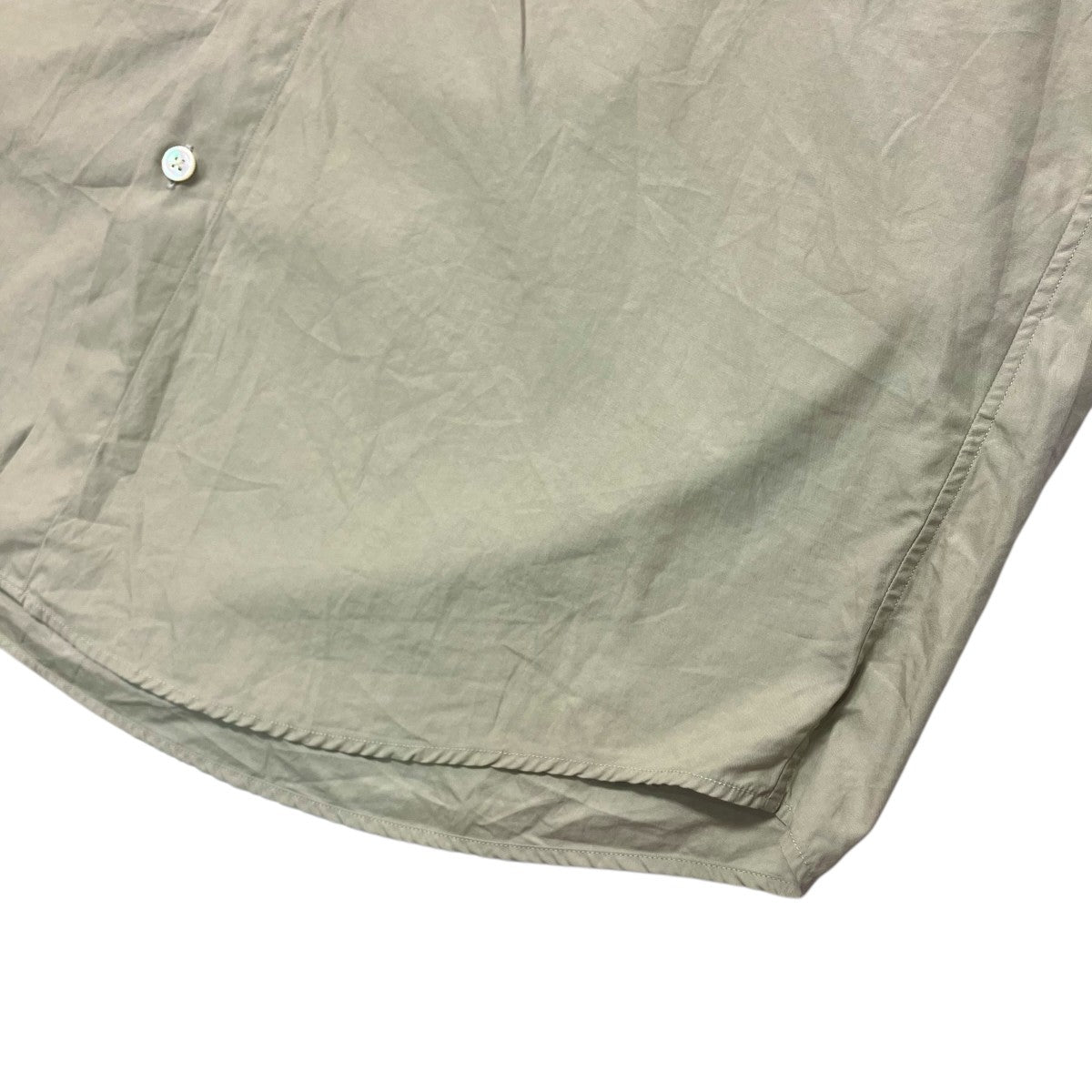 AURALEE 20SSWASHED FINX TWILL HALF SLEEVED BIG SHIRTS半袖シャツA20SS02TN 古着・中古-5枚目のアイテム画像