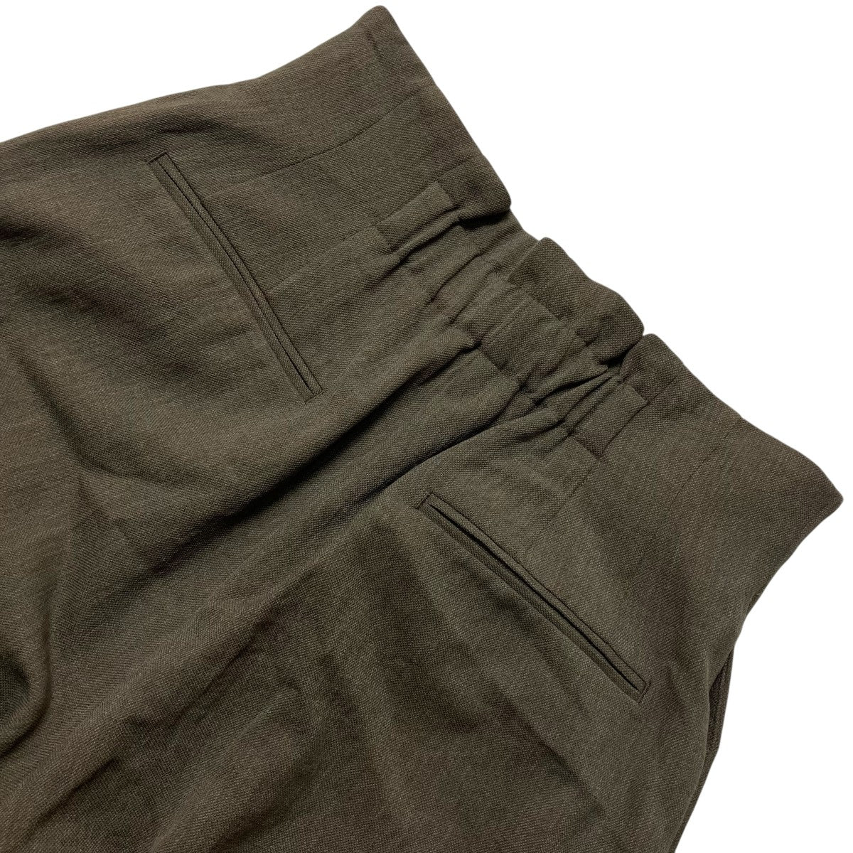 emmi リネン混ハイウエストタックパンツワイドパンツ13WFP234002 古着・中古-4枚目のアイテム画像