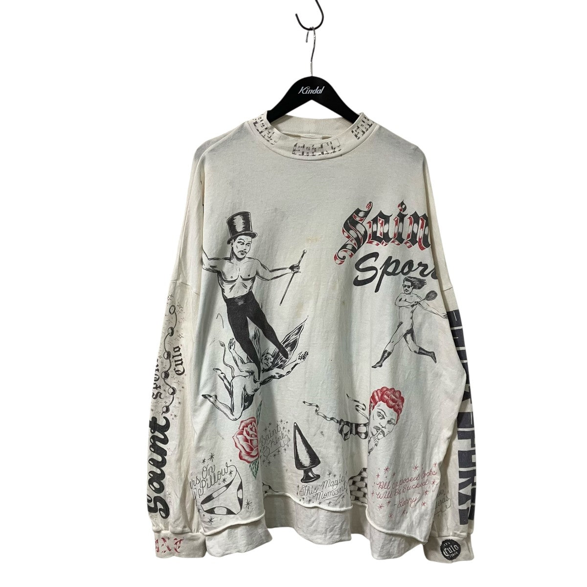 25AWALX LS TEE DRAWINGロングスリーブカットソーSM HR1 0000 C30