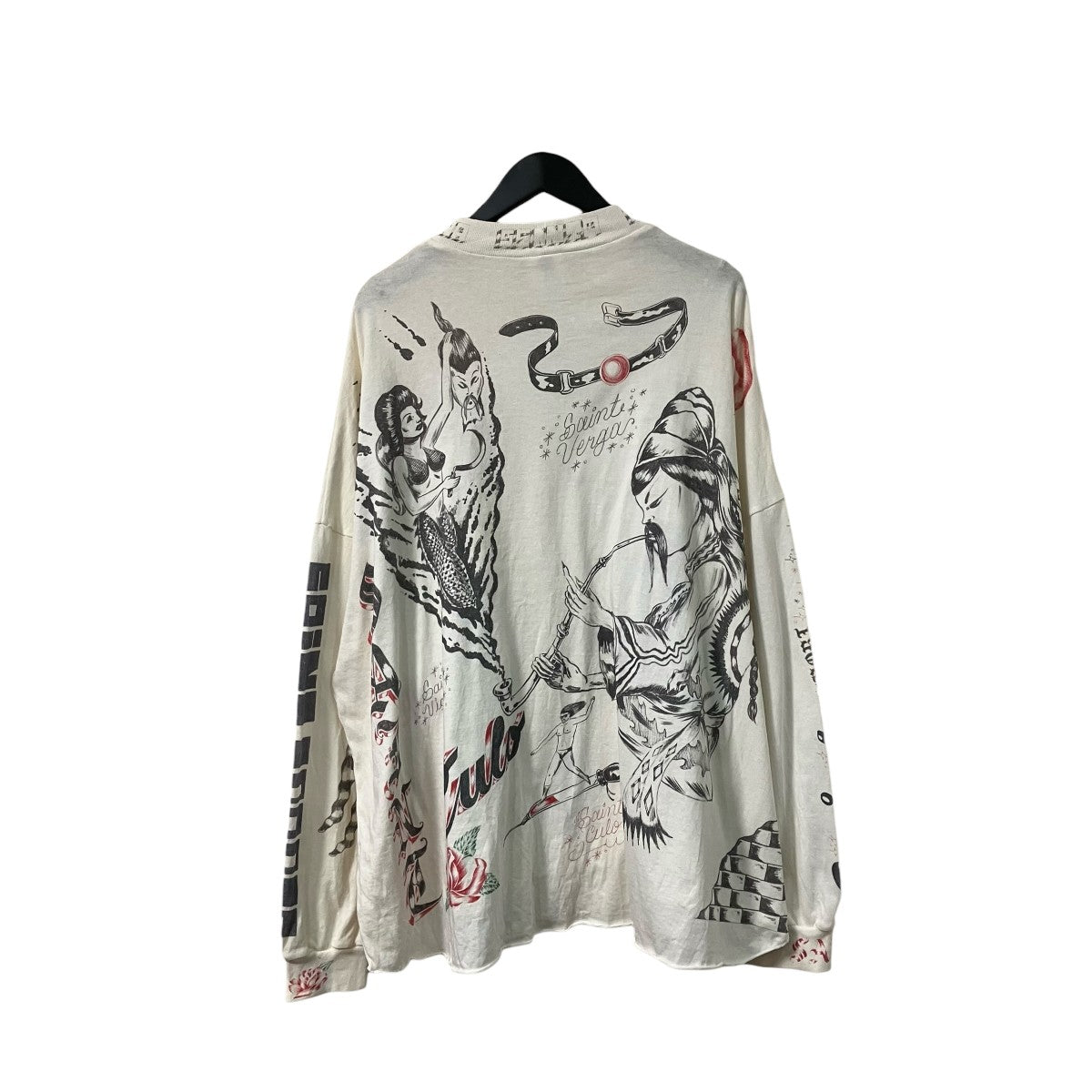 25AWALX LS TEE DRAWINGロングスリーブカットソーSM HR1 0000 C30
