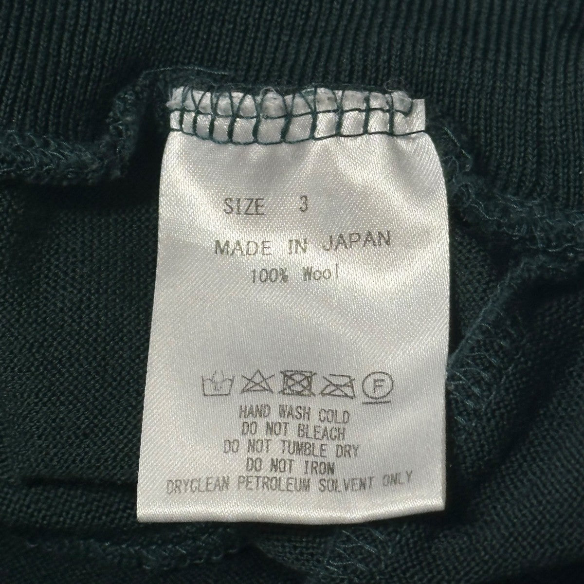 CREW NECK WOOL TEE - Super 120’s Wool Switzer KNITクルーネックニットA21C 13CS02C