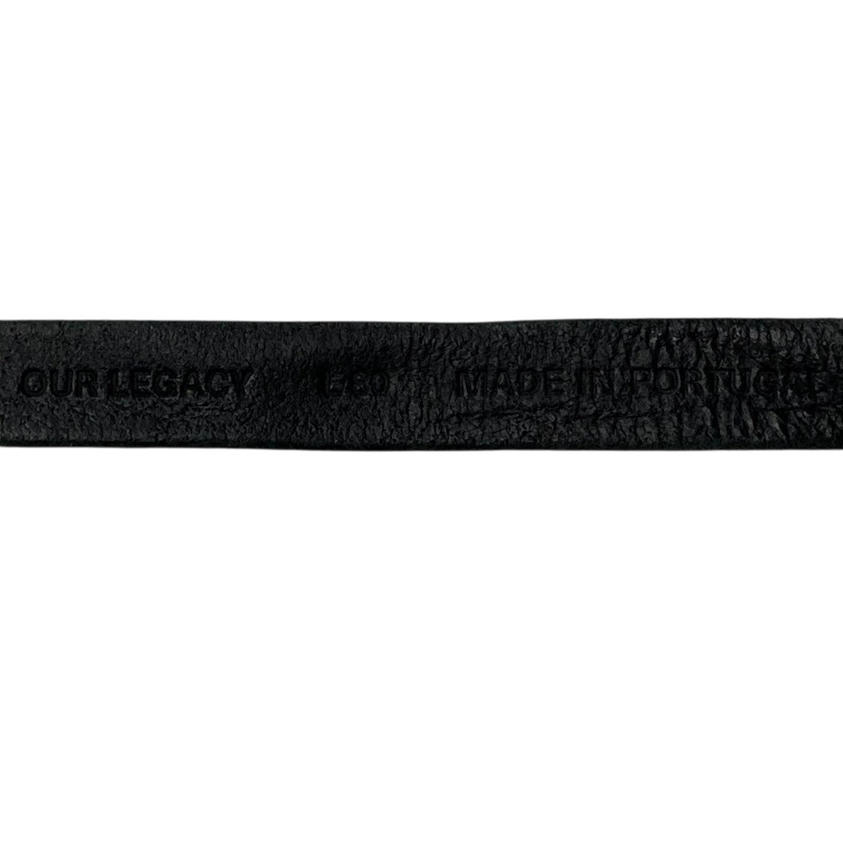 OUR LEGACY(アワーレガシー) 2 CM BELTベルト ブラック サイズ L80