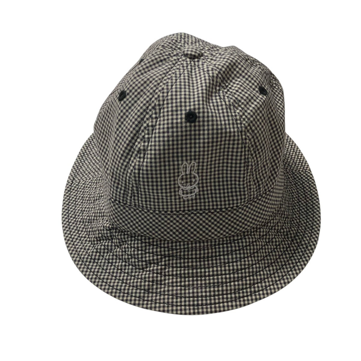 POP TRADING COMPANY Pop ＆ Miffy Gingham Bell Hatハット 古着・中古-1枚目のアイテム画像