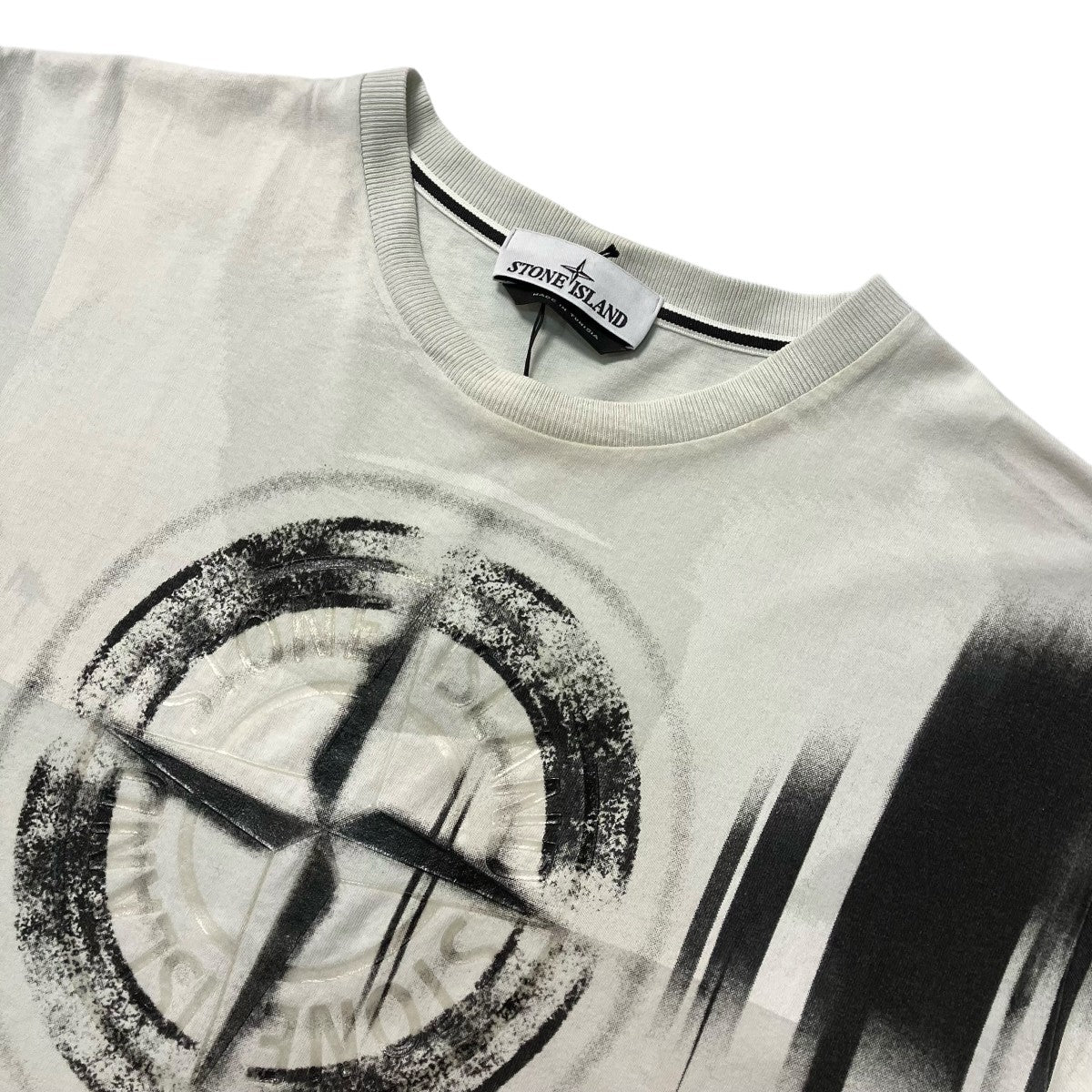 STONE ISLAND フロントプリントTシャツ77152NS88 古着・中古-3枚目のアイテム画像