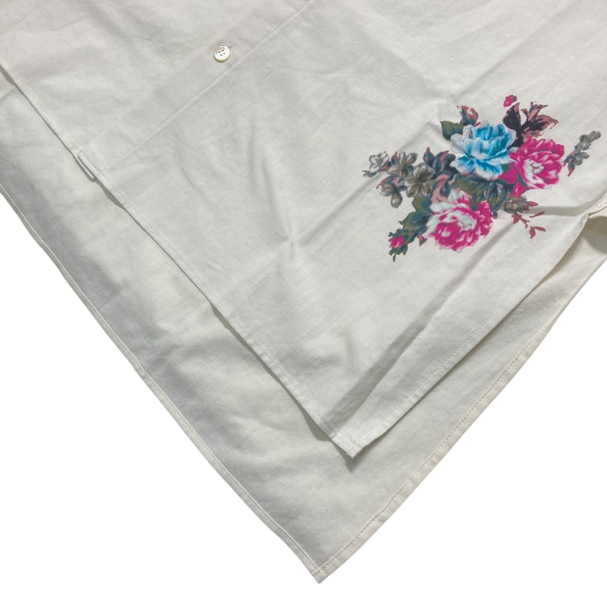 Yohji Yamamoto pour homme 24AWKHADI FLOWER PT BLOUSEフラワープリントシャツHO B78 516 古着・中古-5枚目のアイテム画像