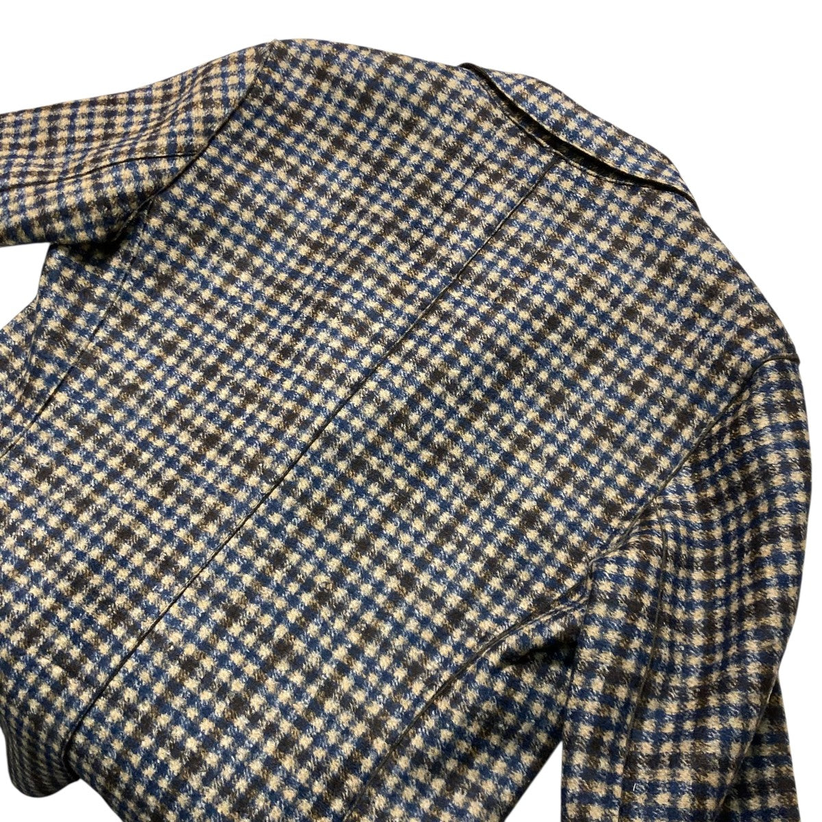 BOB for Melangetop ボンディング加工チェック柄テーラードジャケット072701122 0034 古着・中古-4枚目のアイテム画像