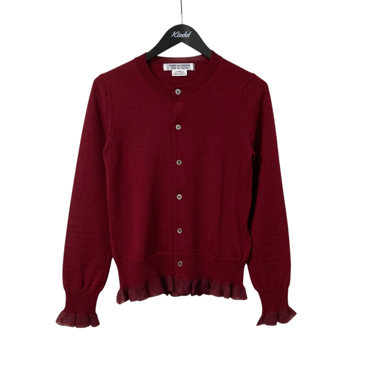 COMME des GARCONS COMME des GARCONS 25AW Gauze Trim Cardigan RP