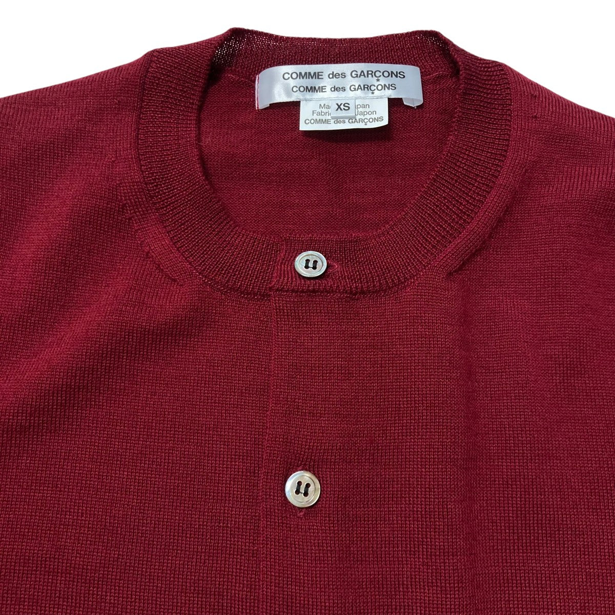 COMME des GARCONS COMME des GARCONS 25AW Gauze Trim Cardigan RP N515 古着・中古-8枚目のアイテム画像
